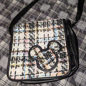 Walt Disney World Plaid Mickey Mouse Shoulder Bag